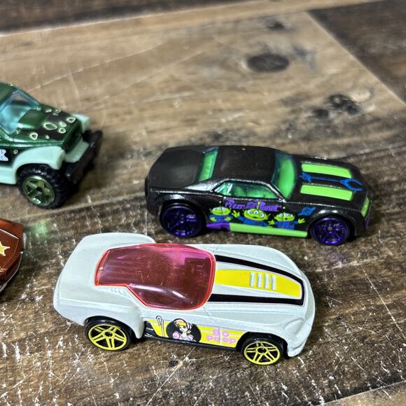Hot Wheels Disney Pixar Toy Story Character Cars Bundle Lot Woody Rex Bo Peep - Picture 3 of 13